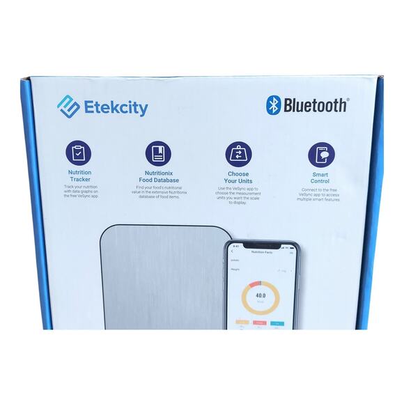 Etekcity Smart Nutrition Digital Kitchen Scale Food Grams Ounces Macros - Picture 4 of 7